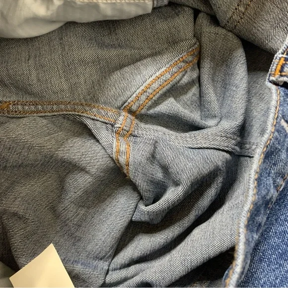 Abercrombie & Fitch Womens blue the ankle straight distressed knee jeans 18S NWT - Picture 8 of 10